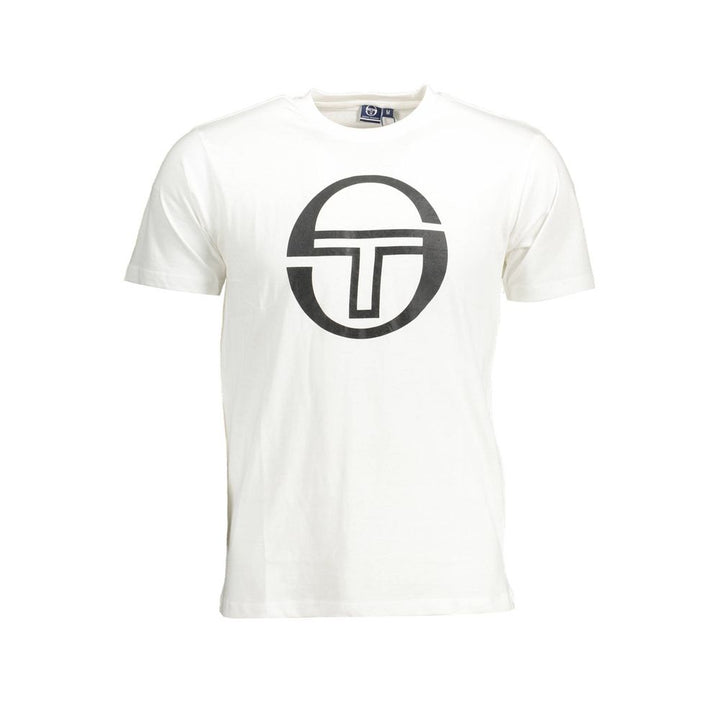 Sergio Tacchini T-Shirt aus weißer Baumwolle