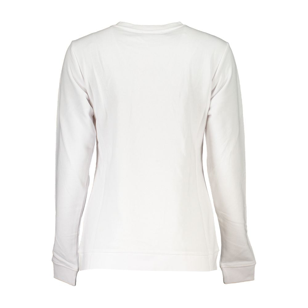 Cavalli Class Weißer Baumwollpullover