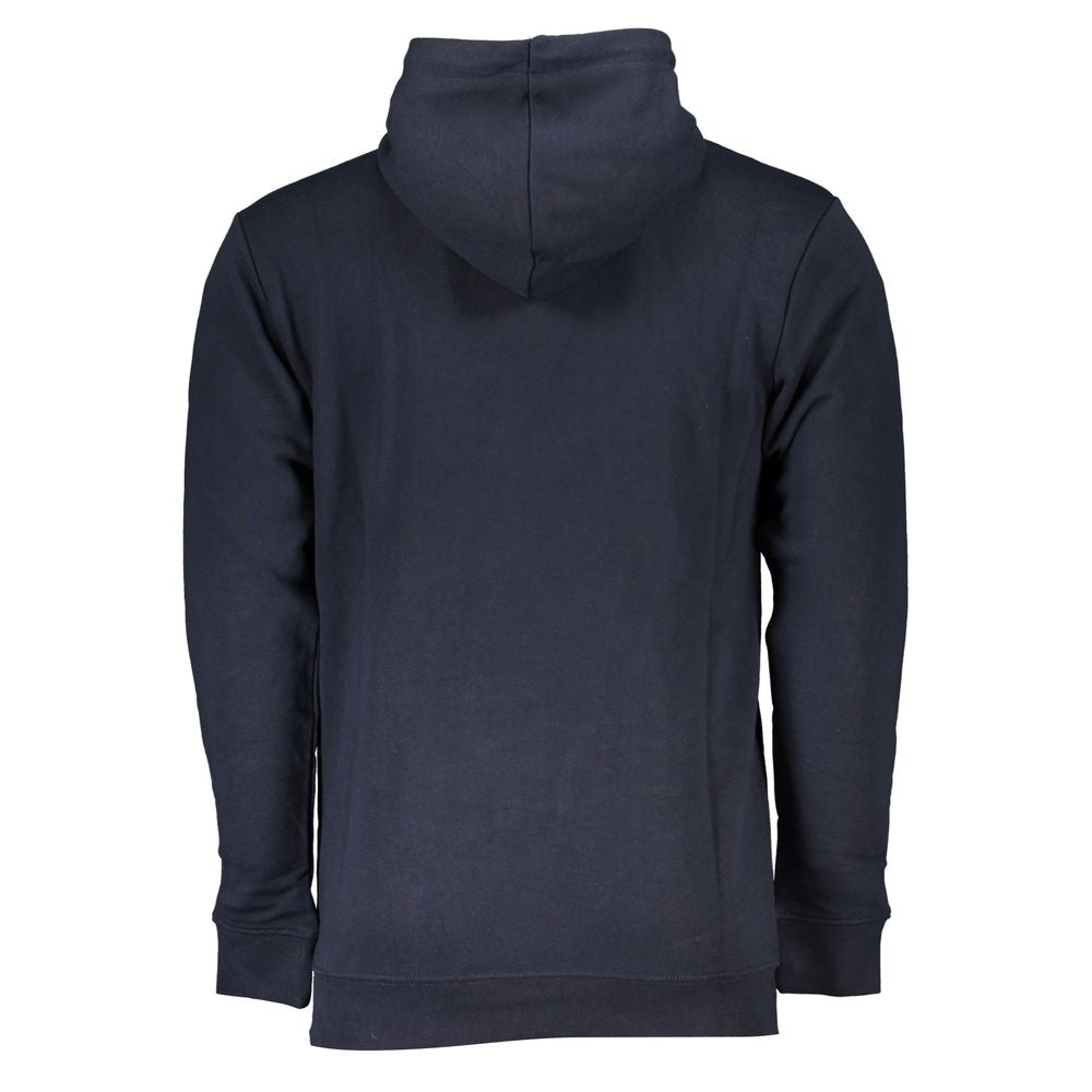 Cavalli Class Blauer Baumwollpullover für Männer