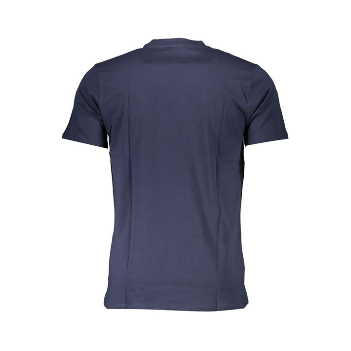 Cavalli Class T-Shirt aus blauer Baumwolle