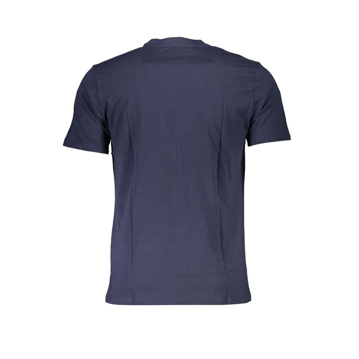 Cavalli Class T-Shirt aus blauer Baumwolle