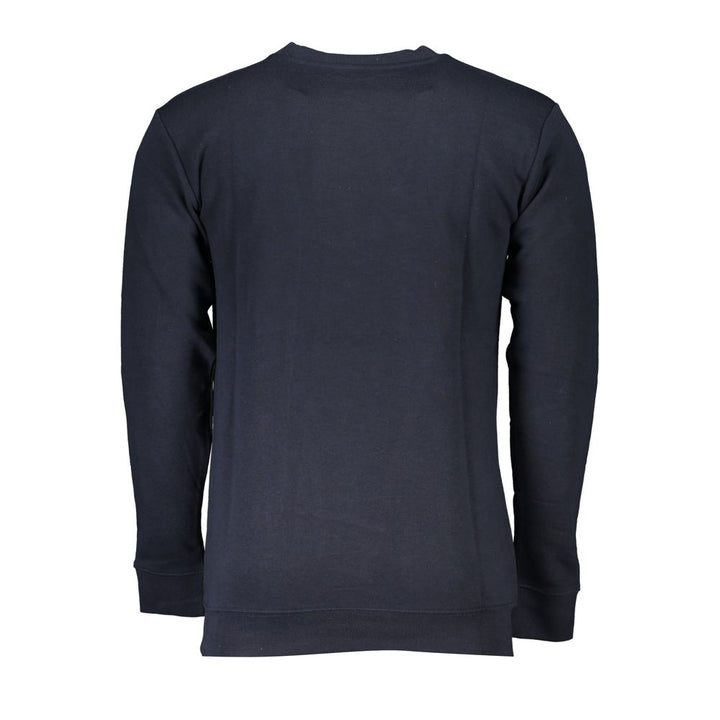 Cavalli Class Blauer Baumwollpullover