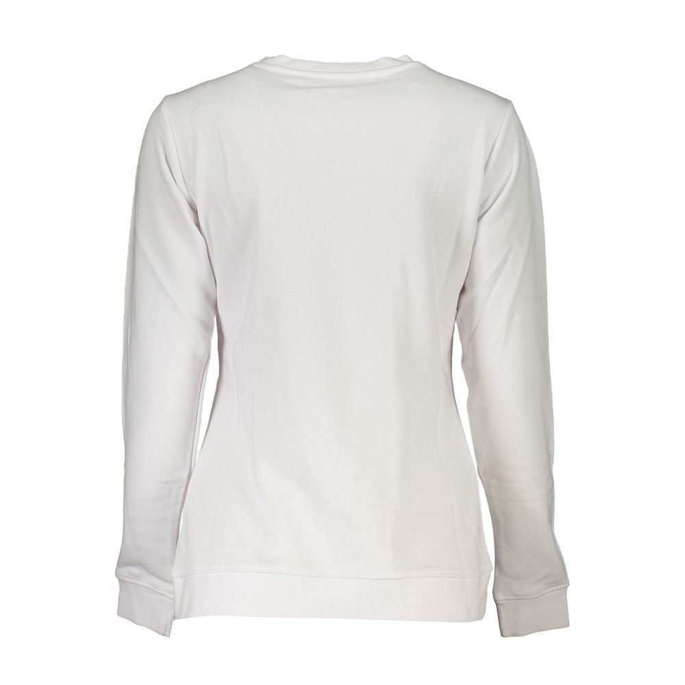 Cavalli Class Weißer Baumwollpullover