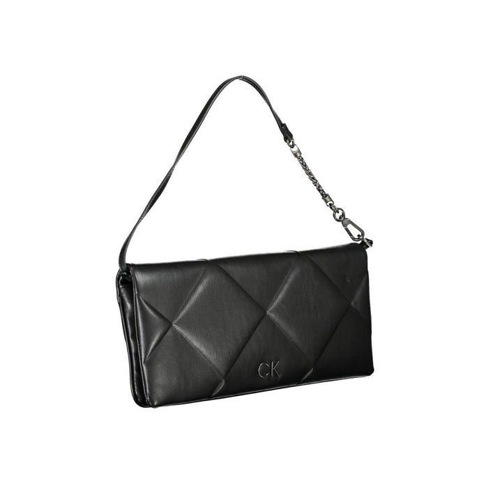 Calvin Klein Schwarze Polyester Handtasche