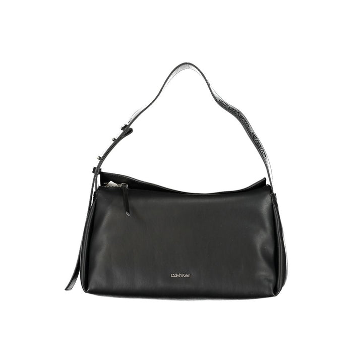 Calvin Klein Schwarze Polyester Handtasche