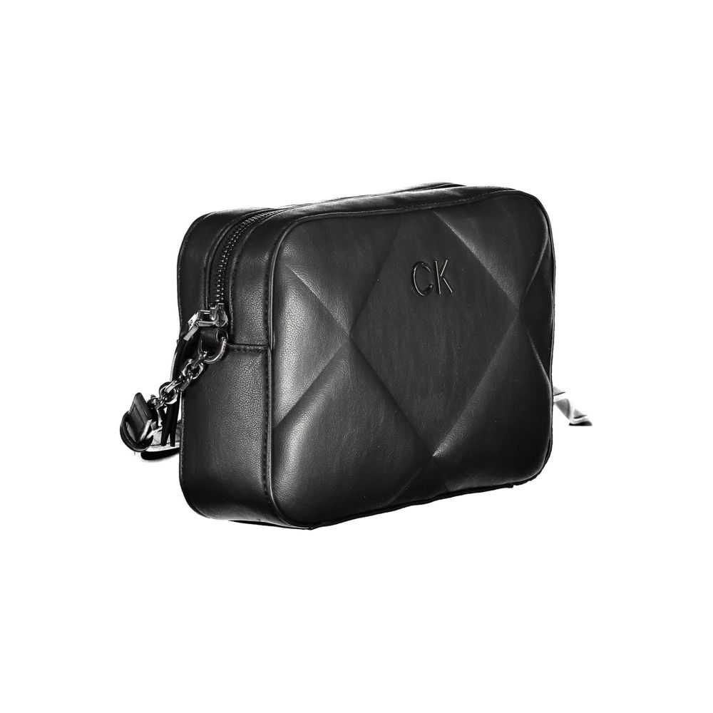 Calvin Klein Schwarze Polyester Handtasche