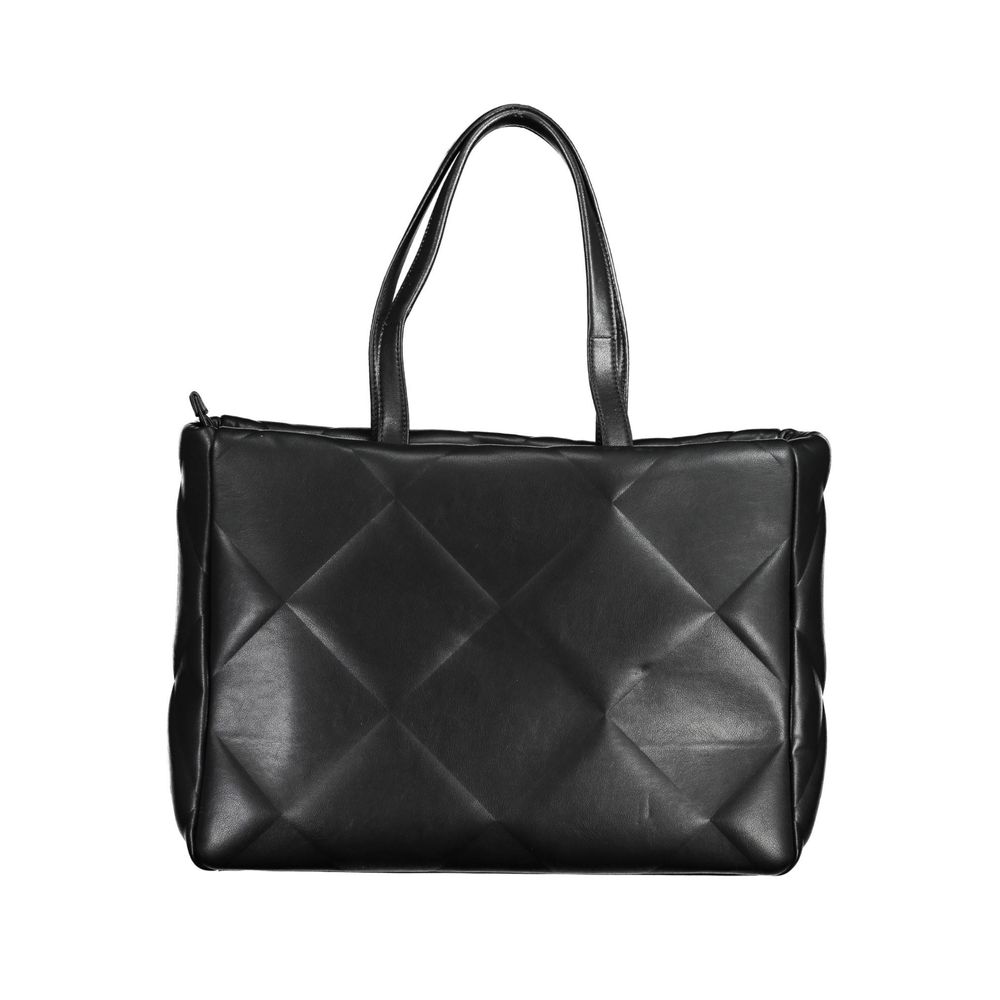 Calvin Klein Schwarze Polyester Handtasche