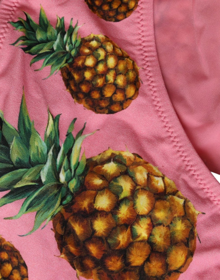 Rosa Ananas Badeanzug Bikini Bottom Bademode