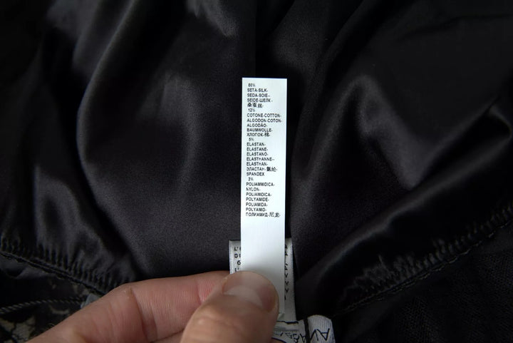 Schwarze Spitze Seide Nachtwäsche Camisole Top Unterwäsche