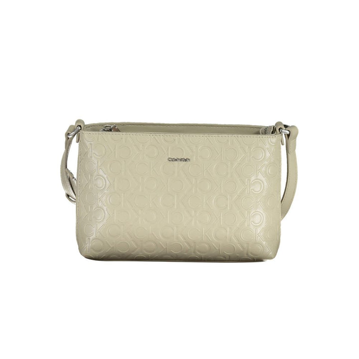 Calvin Klein Beige Polyester Handtasche