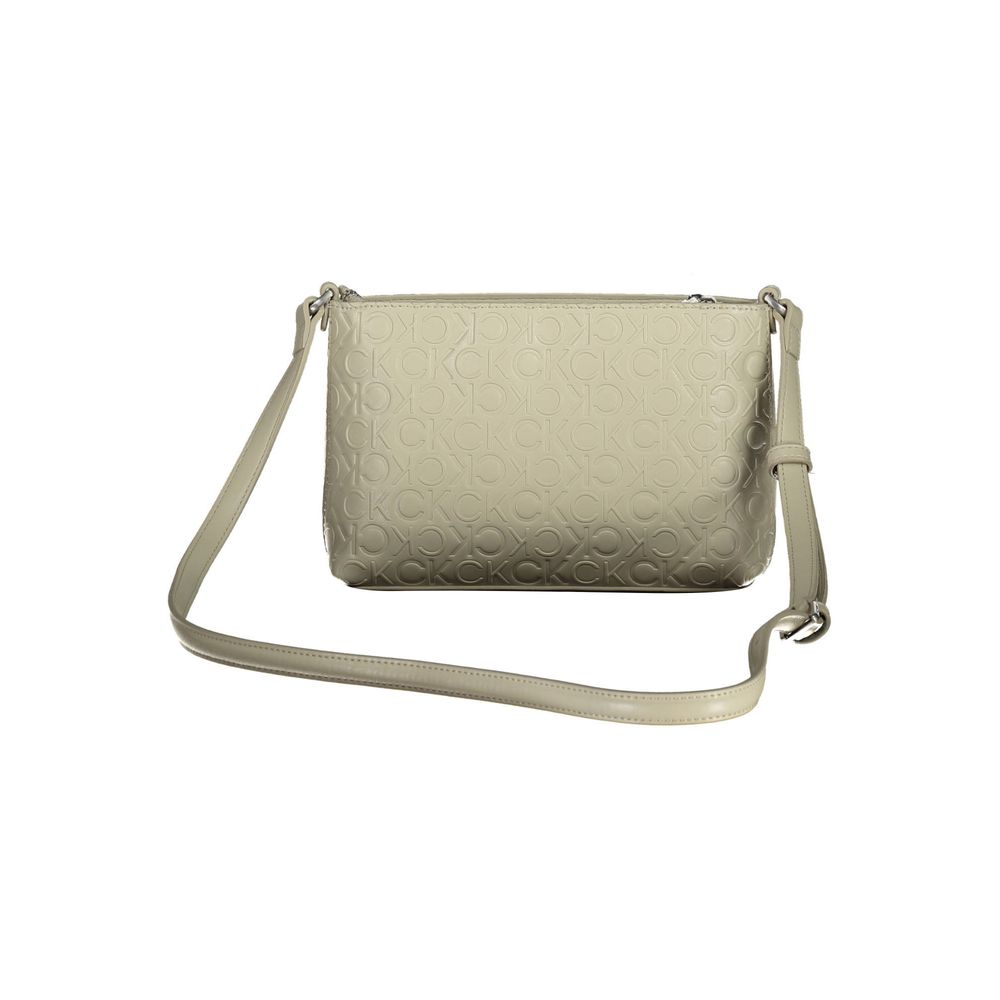 Calvin Klein Beige Polyester Handtasche