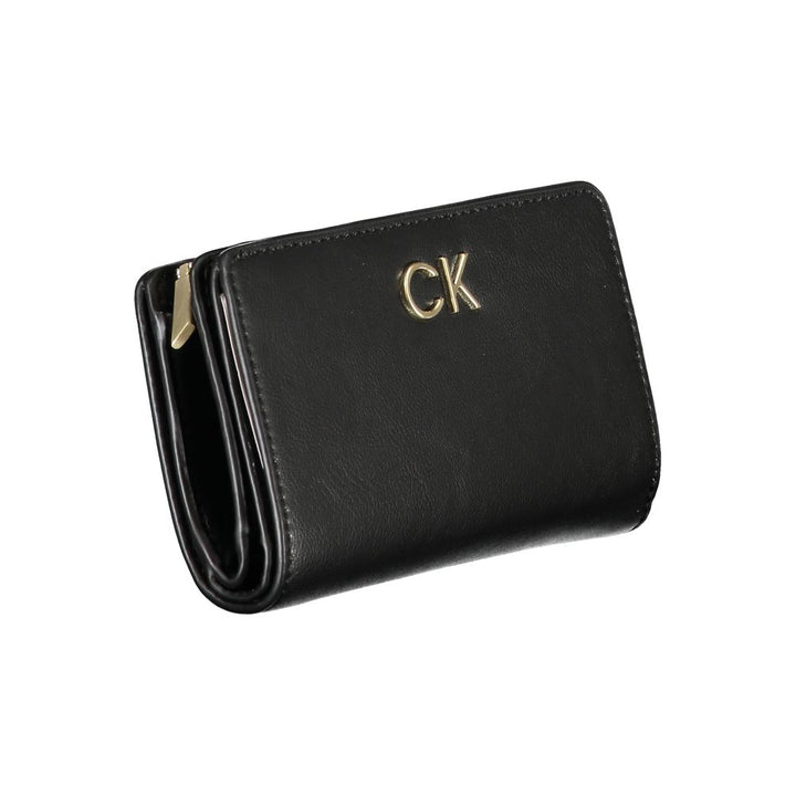 Calvin Klein Schwarze Polyester Handtasche