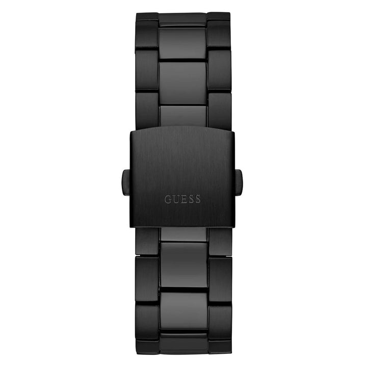 Schwarze Uhr aus Edelstahl