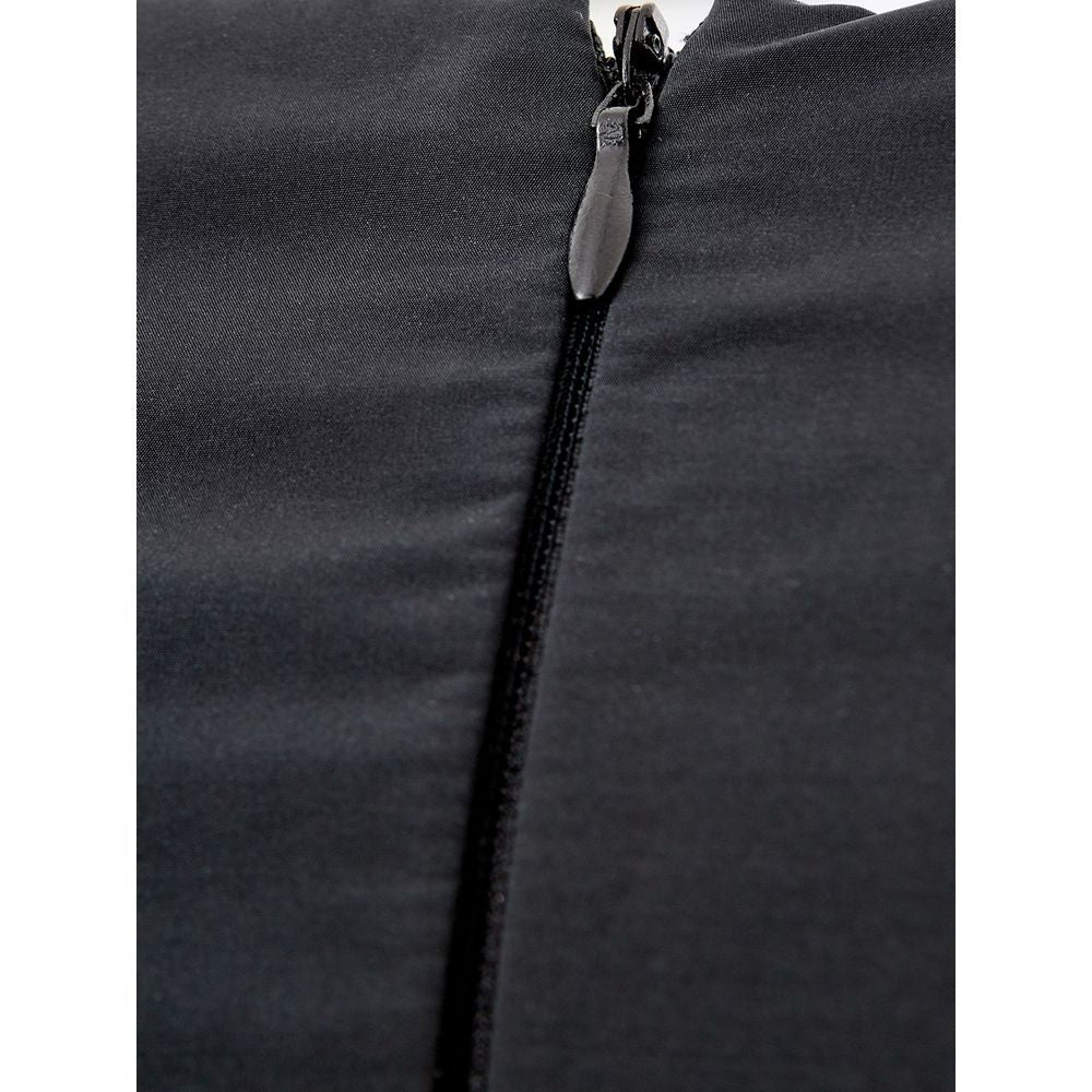Elegant black polyester dress