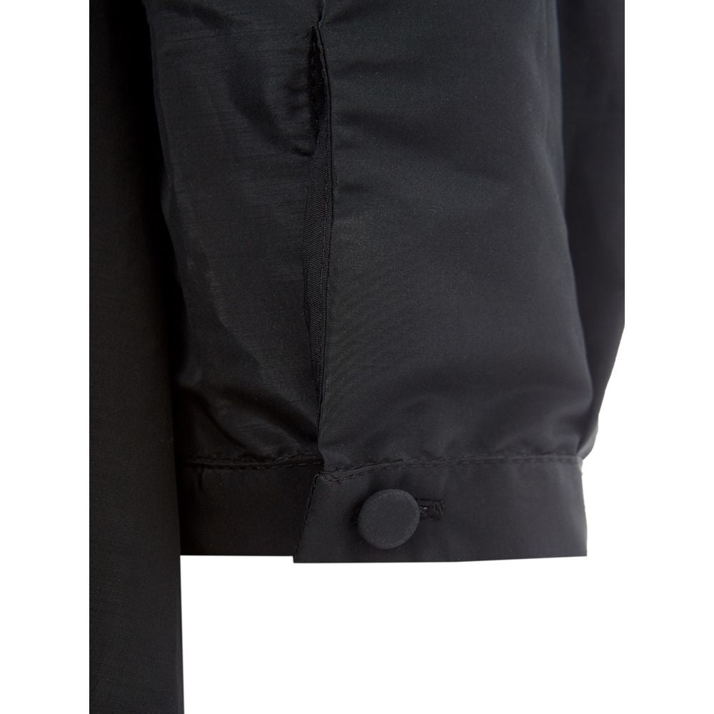 Elegant black polyester dress