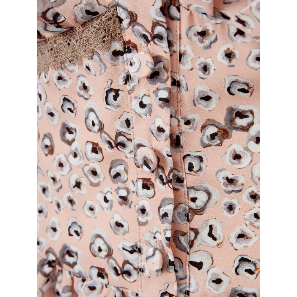 Elegant pink acetate dress for the elegant evening