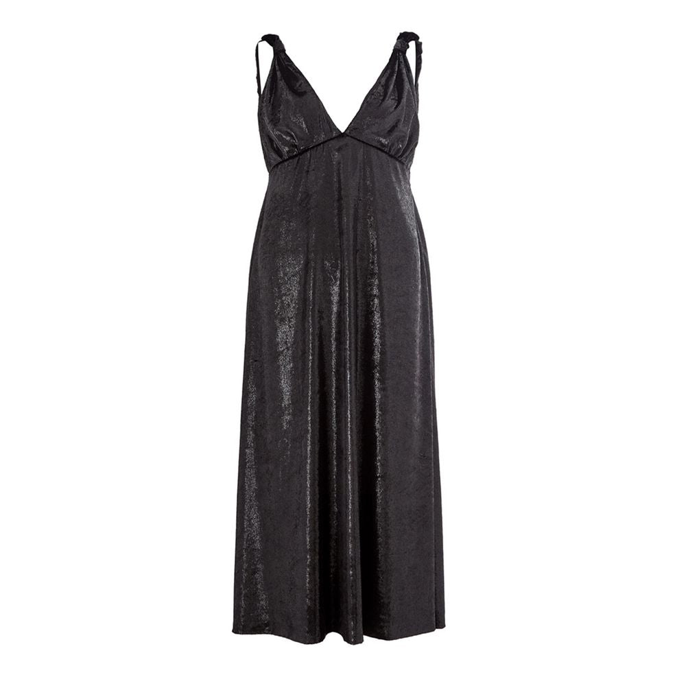 Elegant black dress made of polyester