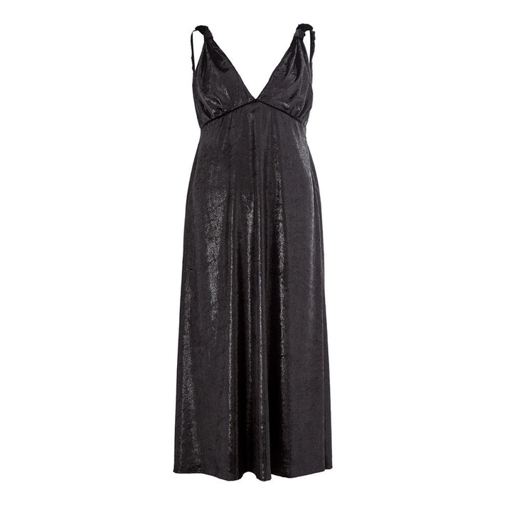 Elegantes Schwarzes Kleid aus Polyester