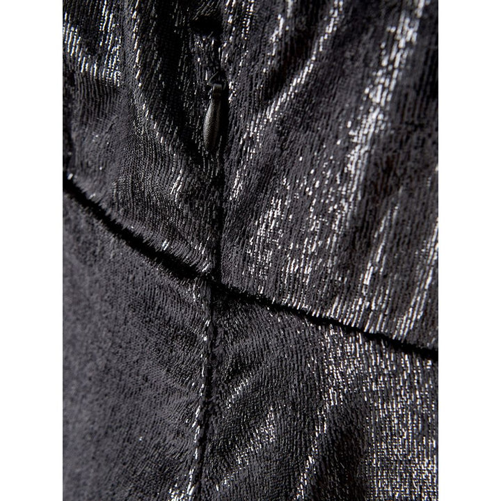 Elegantes Schwarzes Kleid aus Polyester