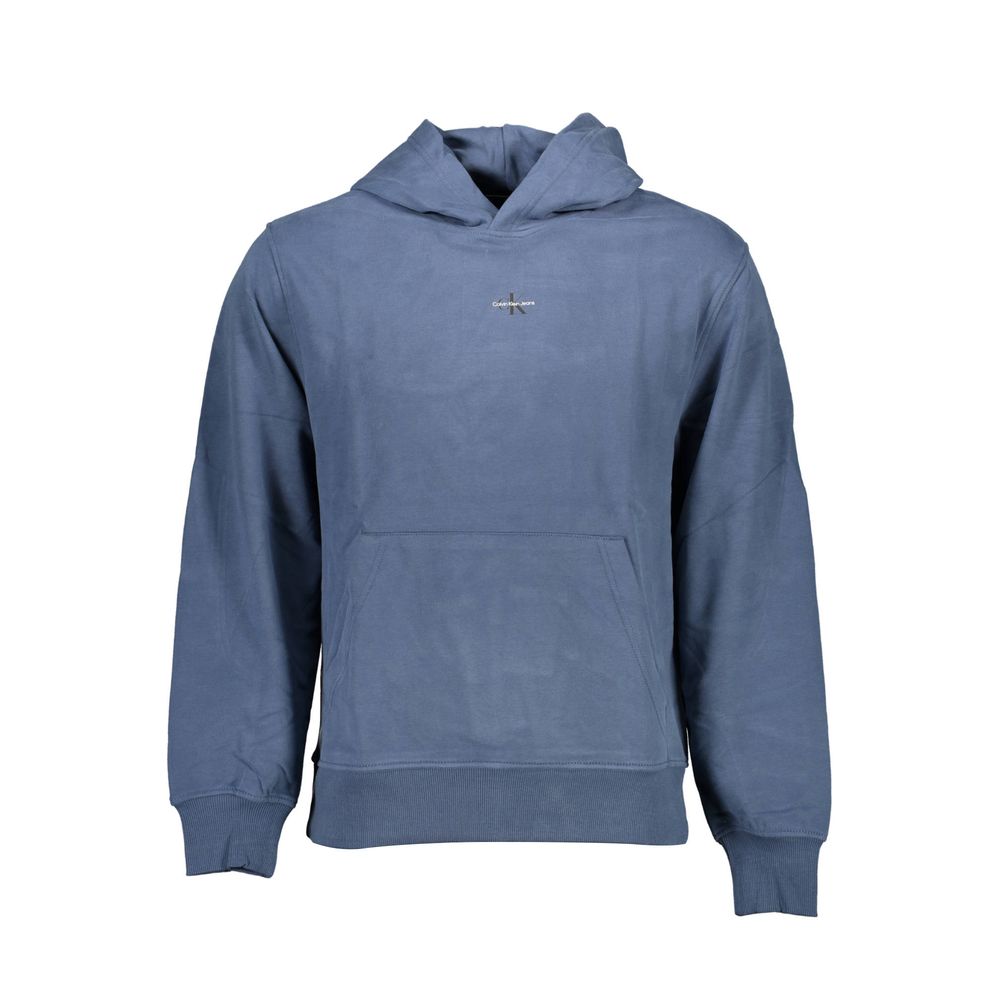 Calvin Klein Blauer Baumwollpullover für Männer