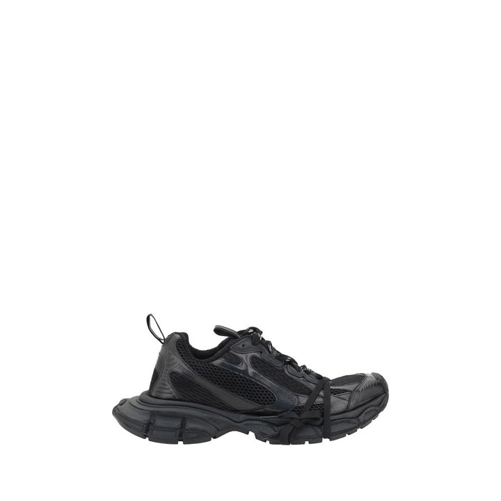 Schwarze Stoff-Sneaker