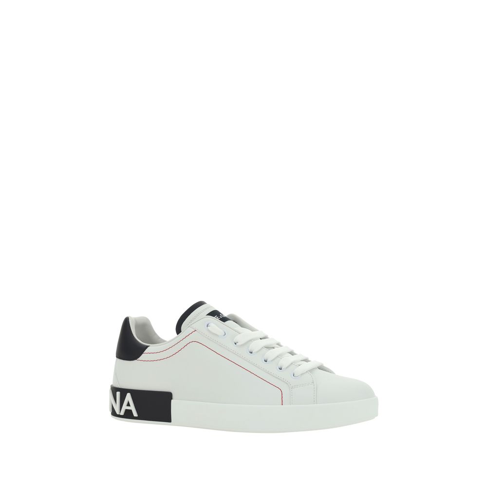 Weiße Low-Top-Sneaker aus Kalbsleder Bos Taurus