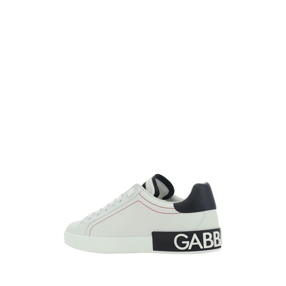 Weiße Low-Top-Sneaker aus Kalbsleder Bos Taurus