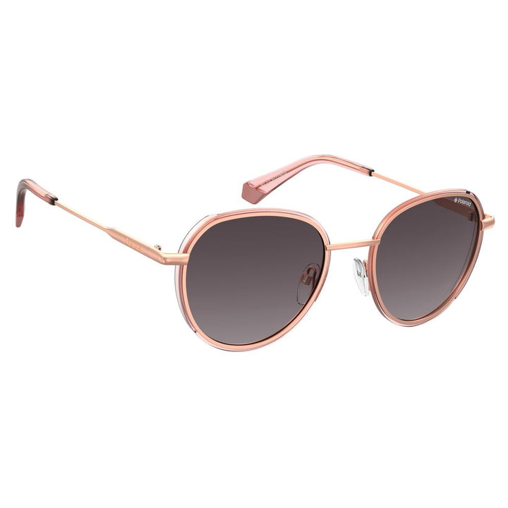 Roségoldene Metall-Sonnenbrille