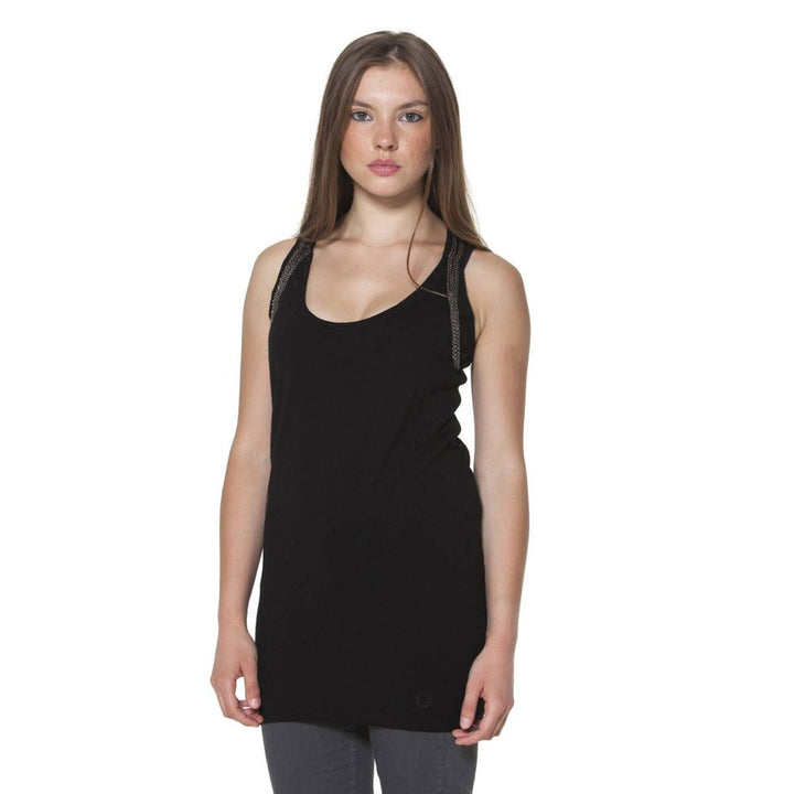 Black polyester tops &amp; T-shirt
