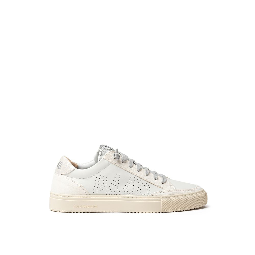 White leather sneakers