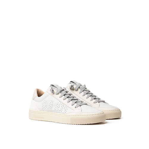 White leather sneakers