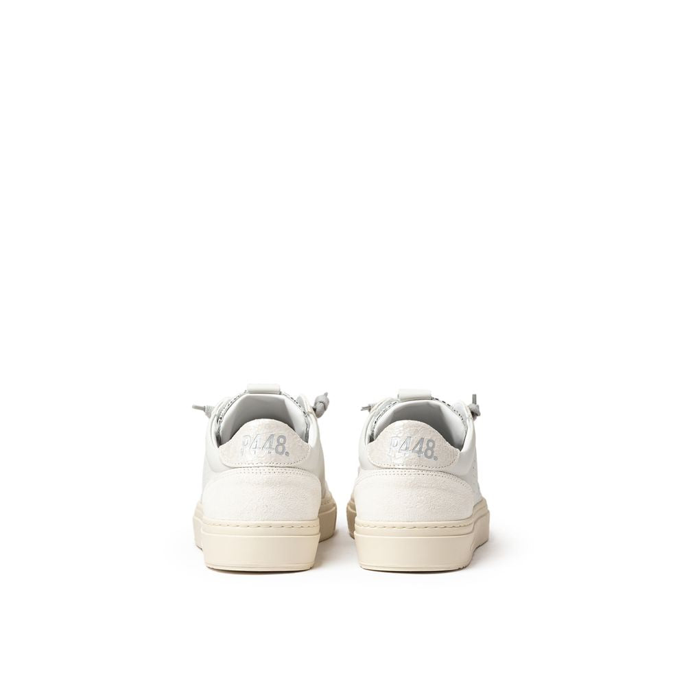 White leather sneakers