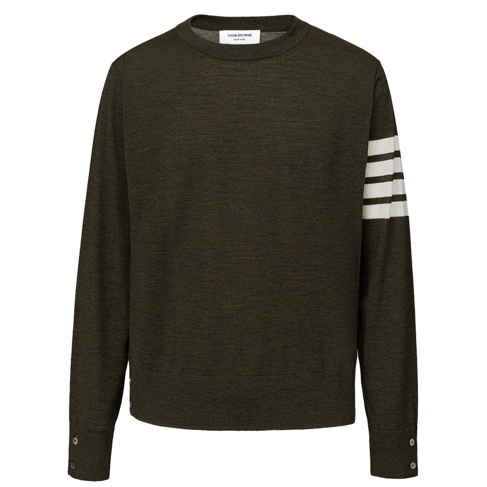 Green wool sweater