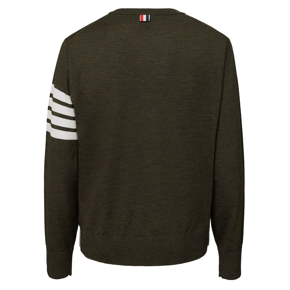 Green wool sweater