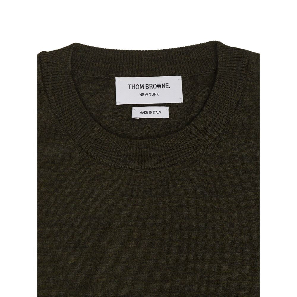 Green wool sweater