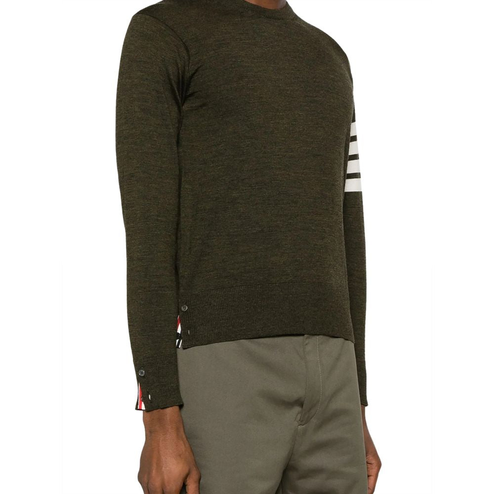 Green wool sweater