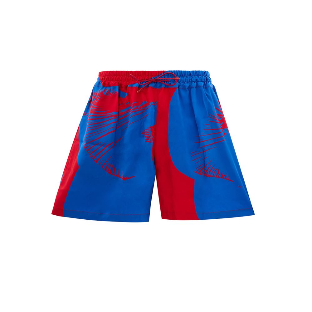 Elegant multicolor viscose shorts