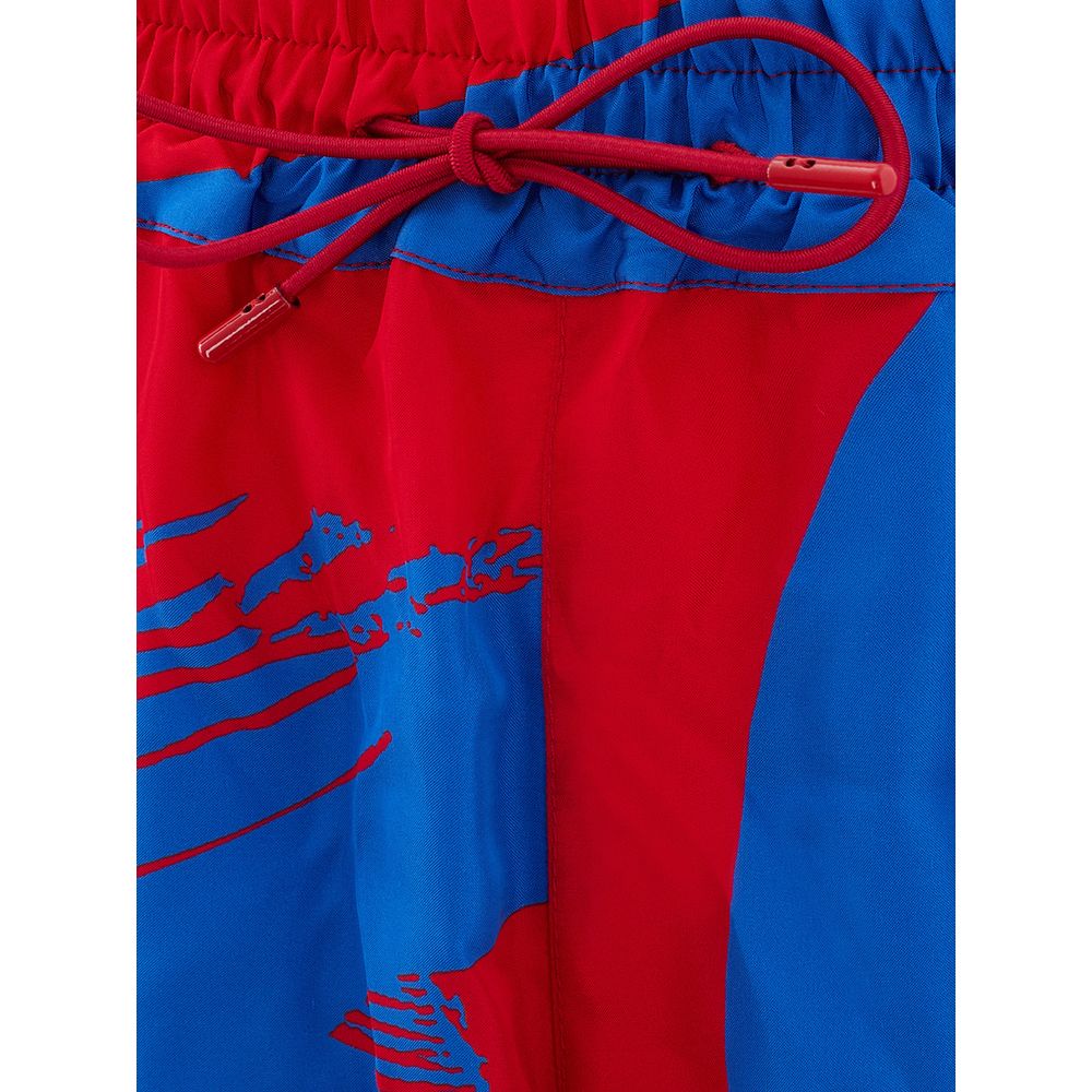 Elegant multicolor viscose shorts