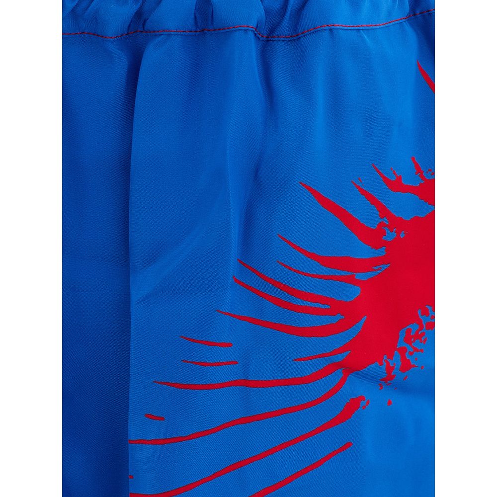 Elegant multicolor viscose shorts