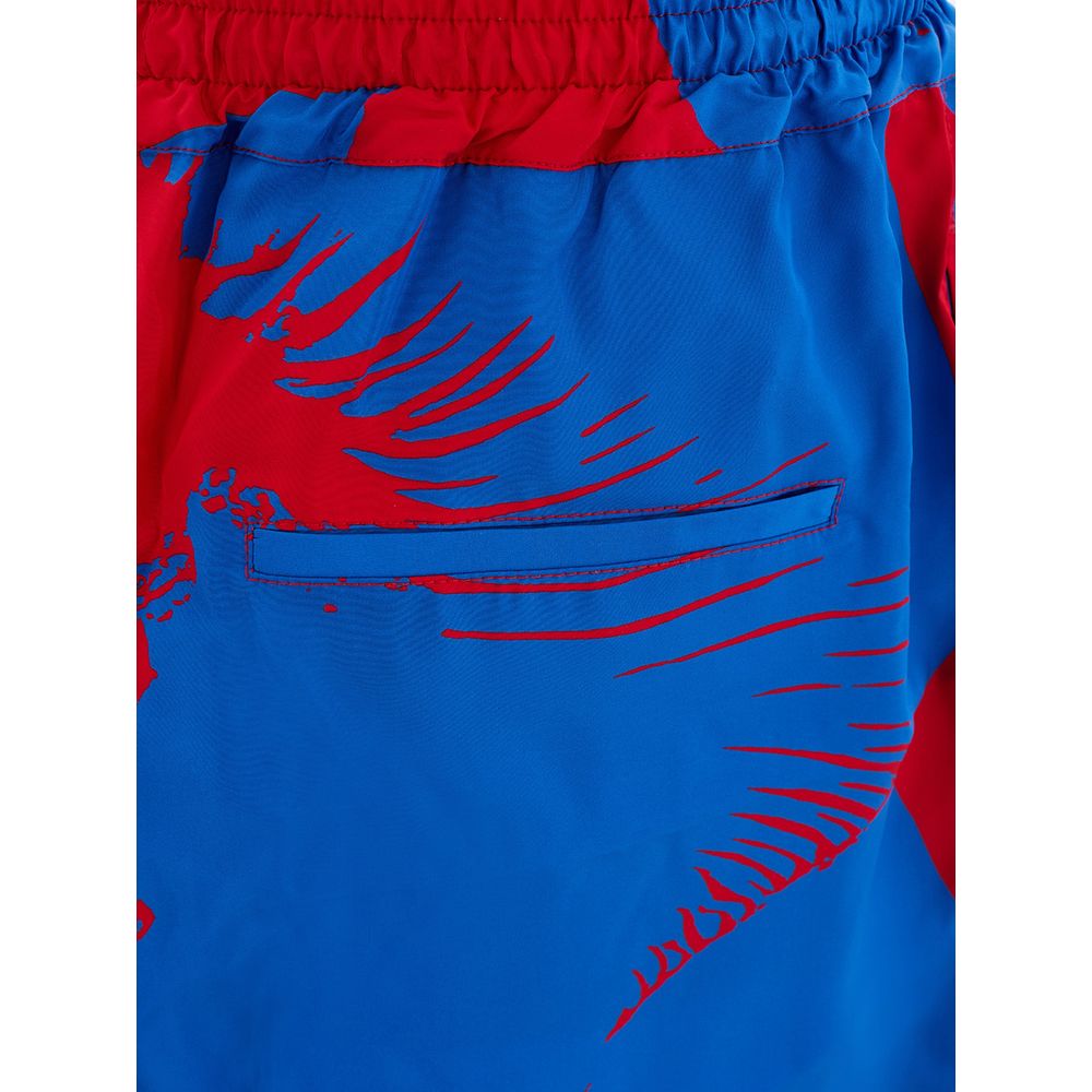 Elegant multicolor viscose shorts