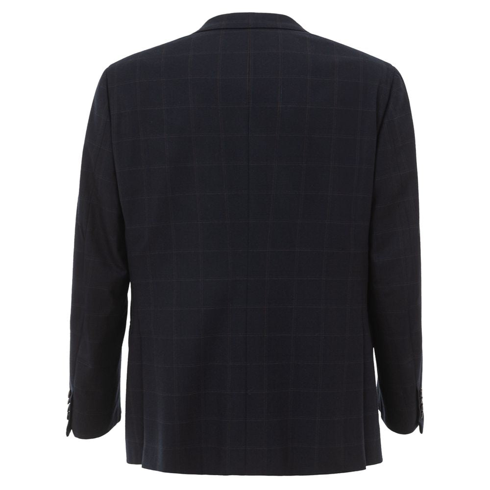 Blue wool blazer