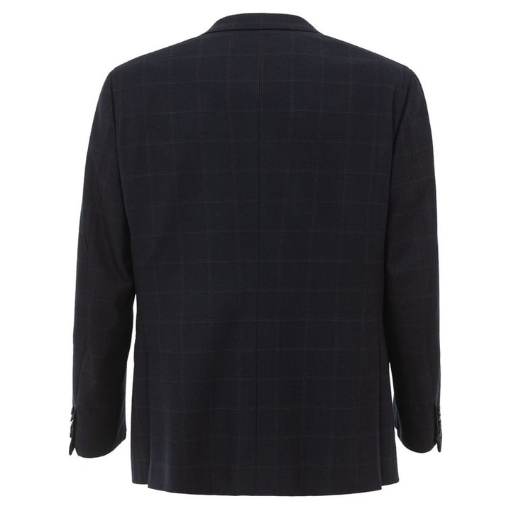 Blue wool blazer