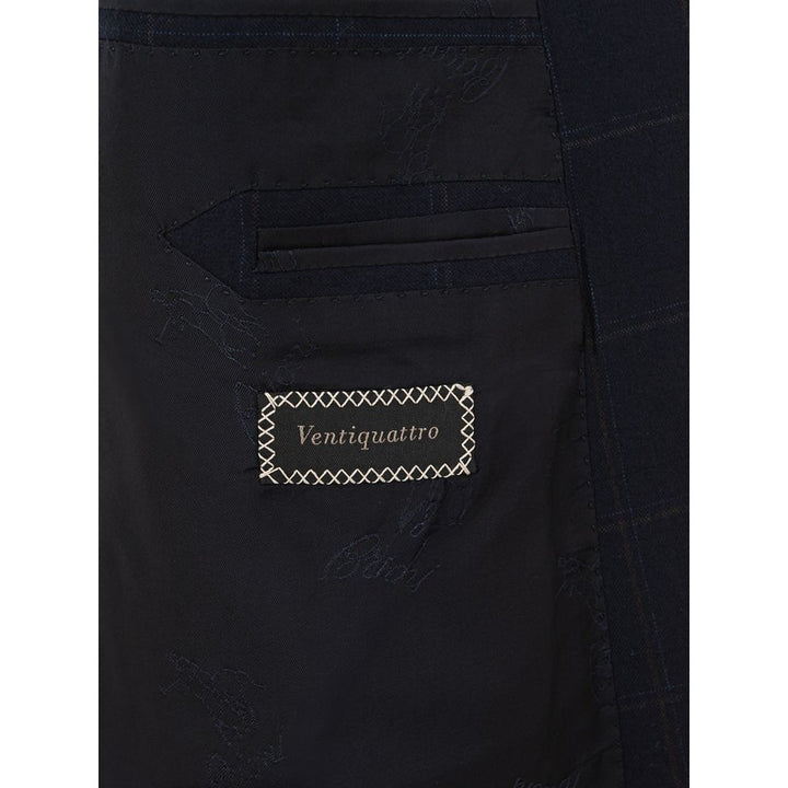 Blue wool blazer