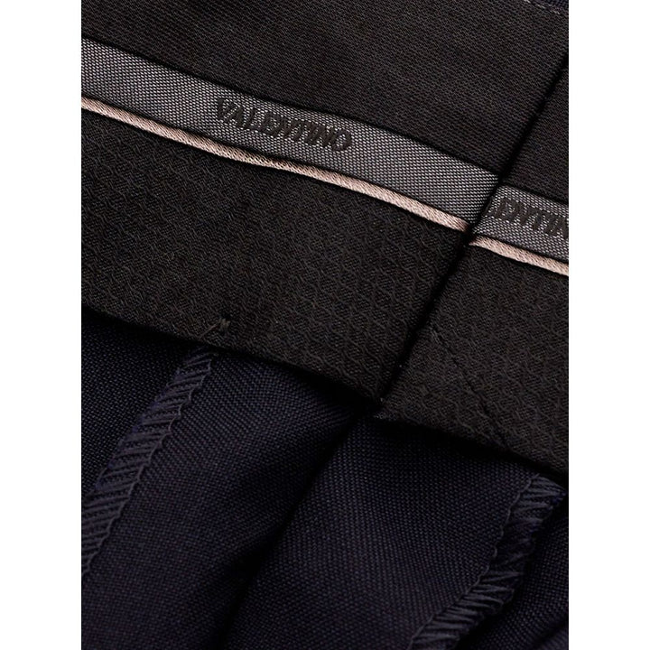 Black wool jeans &amp; trousers