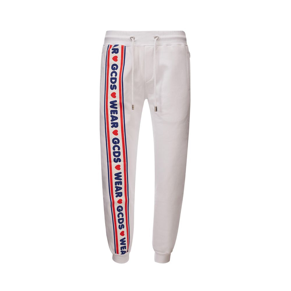 Spice up your wardrobe with chic white cotton trousers