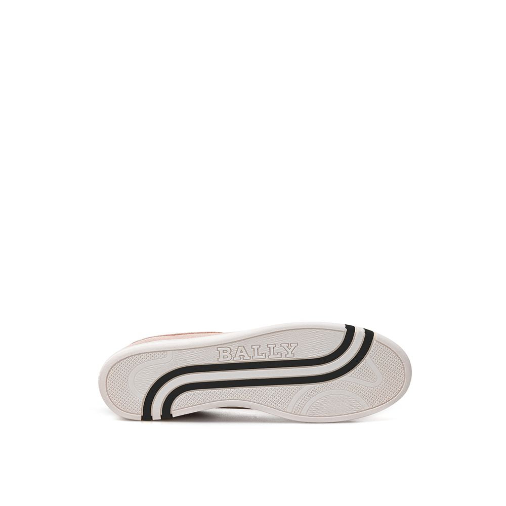 Elegante rosa Leder-Sneakers für Frauen