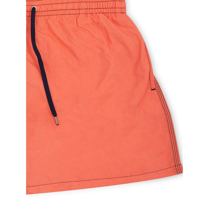 Orangefarbene Polyester-Badebekleidung