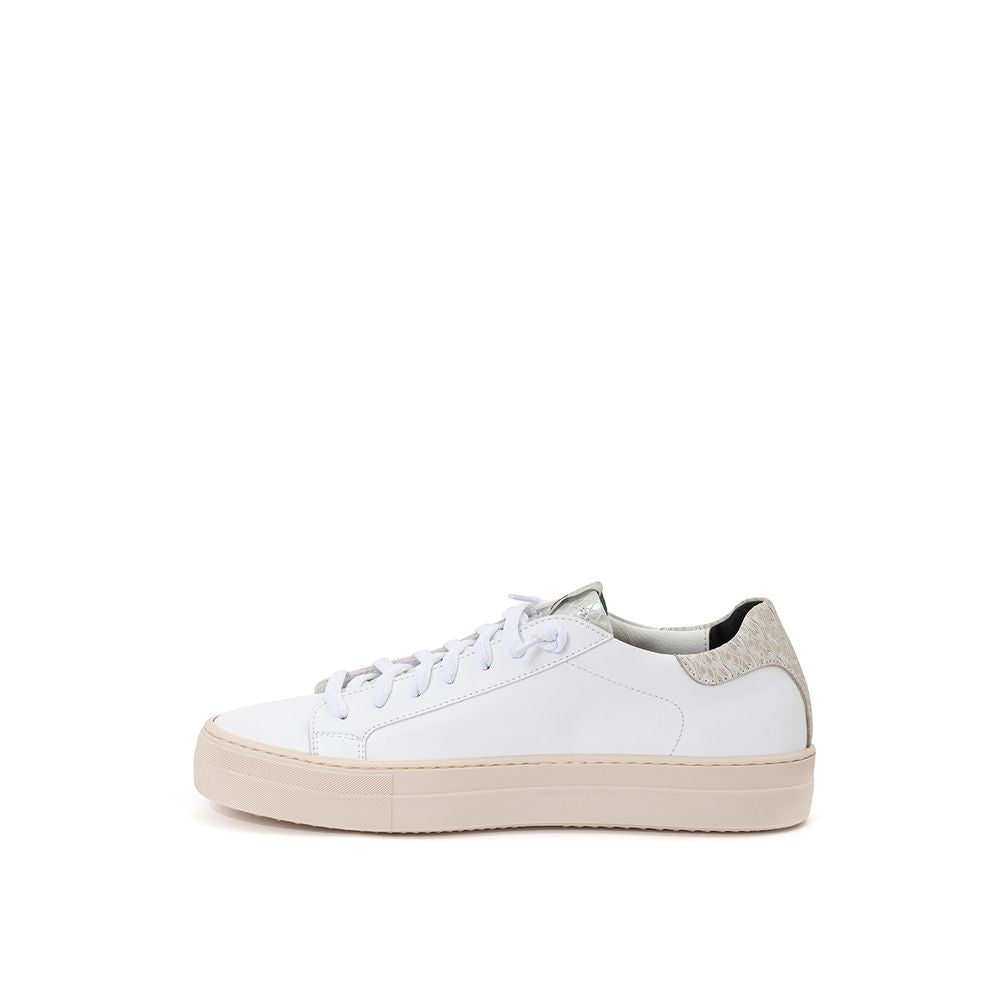 White leather sneakers elegant casual shoes
