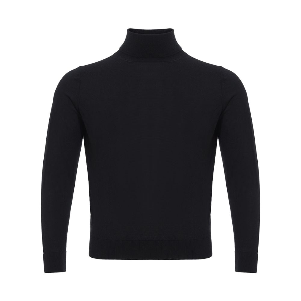 Italian cashmere luxury sweater black