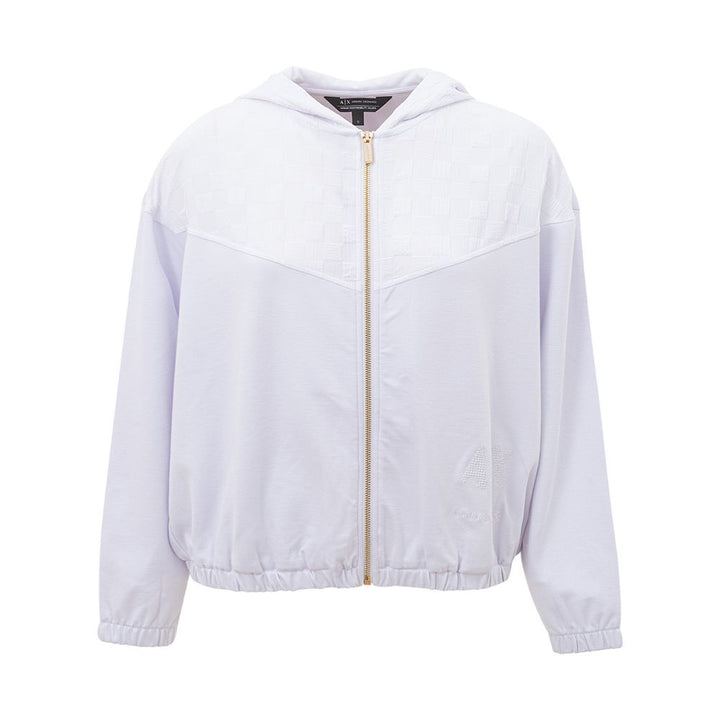 Schicker weißer Viskose Pullover für Frauen